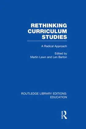 Lawn / Barton | Rethinking Curriculum Studies | Buch | 978-1-138-00837-3 | sack.de