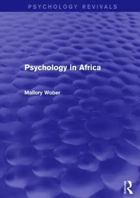 Wober |  Psychology in Africa (Psychology Revivals) | Buch |  Sack Fachmedien