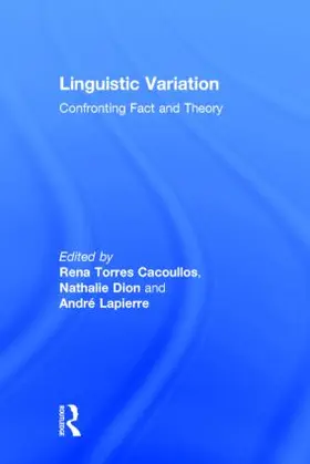 Torres Cacoullos / Dion / Lapierre |  Linguistic Variation | Buch |  Sack Fachmedien