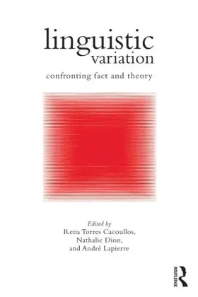 Torres Cacoullos / Dion / Lapierre |  Linguistic Variation | Buch |  Sack Fachmedien