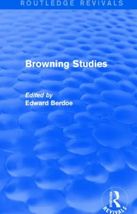 Berdoe | Browning Studies (Routledge Revivals) | Buch | 978-1-138-02488-5 | sack.de