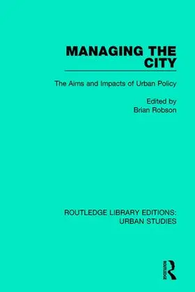Robson |  Managing the City | Buch |  Sack Fachmedien