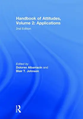 Johnson / Albarracin |  Handbook of Attitudes, Volume 2: Applications | Buch |  Sack Fachmedien