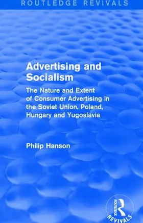 Hanson |  Advertising and socialism | Buch |  Sack Fachmedien