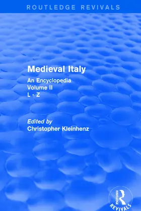 Kleinhenz | : Medieval Italy (2004) | Buch | 978-1-138-06331-0 | sack.de