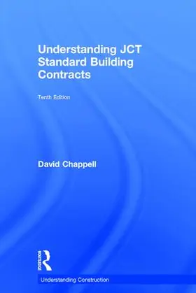 Chappell |  Understanding JCT Standard Building Contracts | Buch |  Sack Fachmedien