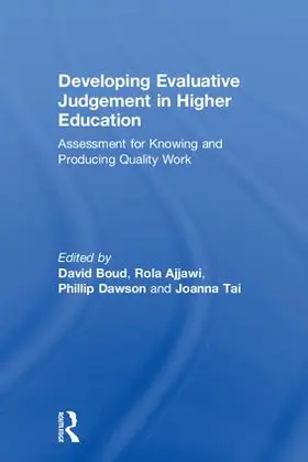 Boud / Ajjawi / Dawson |  Developing Evaluative Judgement in Higher Education | Buch |  Sack Fachmedien