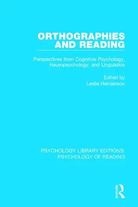 Henderson |  Orthographies and Reading | Buch |  Sack Fachmedien