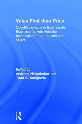 Hinterhuber / Snelgrove |  Value First then Price | Buch |  Sack Fachmedien
