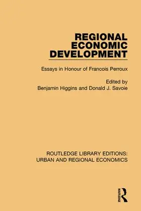 Higgins / Savoie |  Regional Economic Development | Buch |  Sack Fachmedien