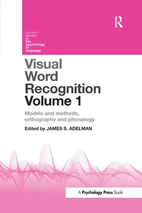 Adelman |  Visual Word Recognition Volume 1 | Buch |  Sack Fachmedien