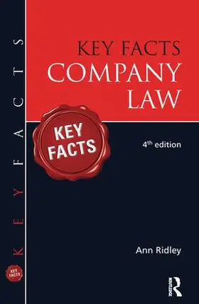 Ridley |  Key Facts Company Law | Buch |  Sack Fachmedien