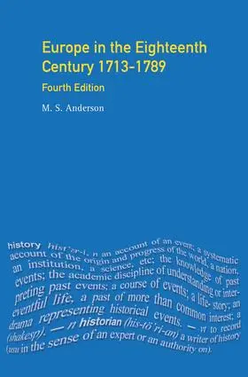 Anderson |  Europe in the Eighteenth Century 1713-1789 | Buch |  Sack Fachmedien