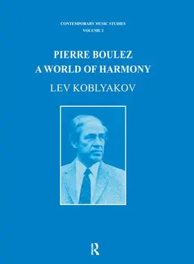 Koblyakov |  Pierre Boulez | Buch |  Sack Fachmedien