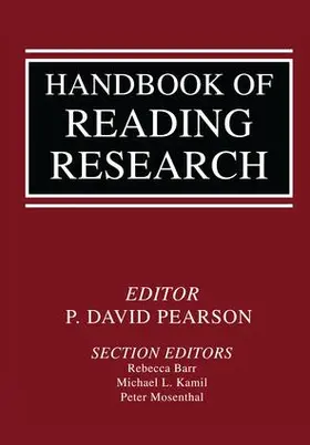Pearson / Barr / Kamil |  Handbook of Reading Research | Buch |  Sack Fachmedien