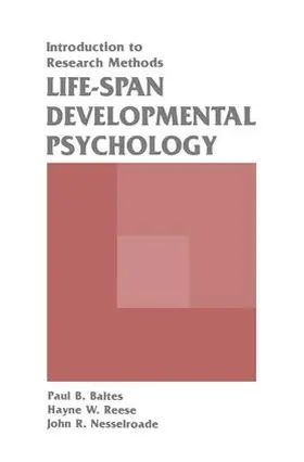 Baltes / Reese / Nesselroade |  Life-span Developmental Psychology | Buch |  Sack Fachmedien
