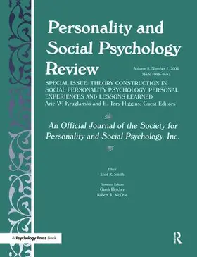 Kruglanski / Higgins |  Theory Construction in Social Personality Psychology | Buch |  Sack Fachmedien