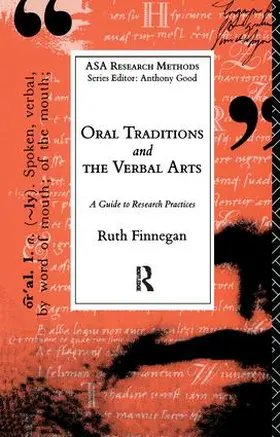 Finnegan |  Oral Traditions and the Verbal Arts | Buch |  Sack Fachmedien