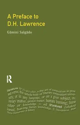 Salgado | A Preface to Lawrence | Buch | 978-1-138-16654-7 | sack.de