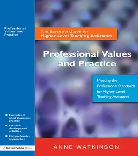 Watkinson |  Professional Values and Practice | Buch |  Sack Fachmedien