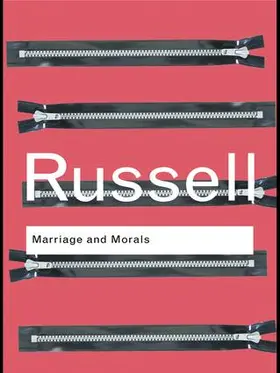 Russell |  Marriage and Morals | Buch |  Sack Fachmedien