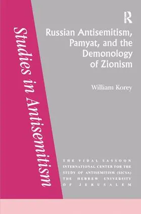 Corey |  Russian Antisemitism Pamyat/De | Buch |  Sack Fachmedien