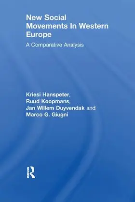 Hanspeter / Koopmans / Duyvendak |  New Social Movements In Western Europe | Buch |  Sack Fachmedien