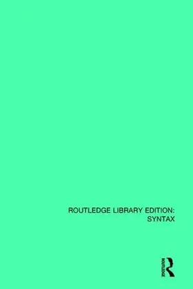 Bresnan | Theory of Complementation in English Syntax | Buch | 978-1-138-20863-6 | sack.de