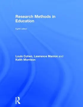 Cohen / Manion / Morrison |  Research Methods in Education | Buch |  Sack Fachmedien
