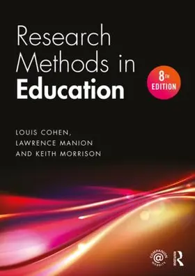Cohen / Manion / Morrison |  Research Methods in Education | Buch |  Sack Fachmedien