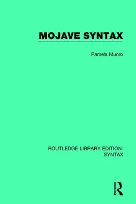 Munro |  Mojave Syntax | Buch |  Sack Fachmedien