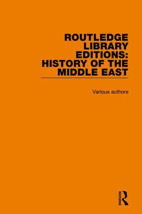 Various |  Routledge Library Editions: History of the Middle East | Buch |  Sack Fachmedien