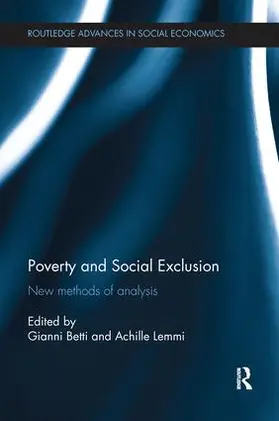 Betti / Lemmi |  Poverty and Social Exclusion | Buch |  Sack Fachmedien
