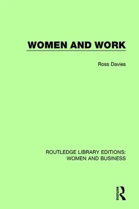 Davies |  Women and Work | Buch |  Sack Fachmedien