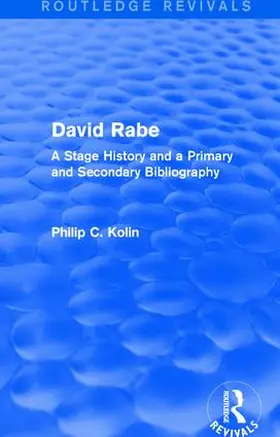 Kolin | : David Rabe (1988) | Buch | 978-1-138-28175-2 | sack.de
