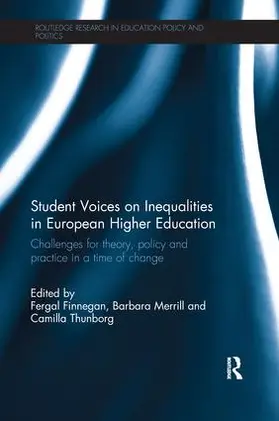 Finnegan / Merrill / Thunborg |  Student Voices on Inequalities in European Higher Education | Buch |  Sack Fachmedien