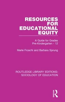 Froschl / Sprung |  Resources for Educational Equity | Buch |  Sack Fachmedien