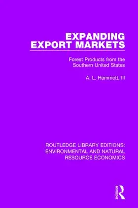 Hammett |  Expanding Export Markets | Buch |  Sack Fachmedien