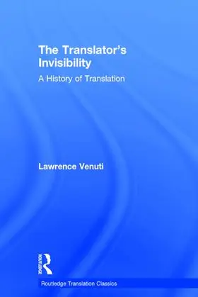 Venuti |  The Translator's Invisibility | Buch |  Sack Fachmedien