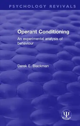 Blackman |  Operant Conditioning | Buch |  Sack Fachmedien