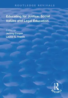 Cooper / Trubek |  Educating for Justice | Buch |  Sack Fachmedien