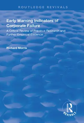 Morris |  Early Warning Indicators of Corporate Failure | Buch |  Sack Fachmedien