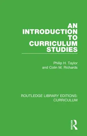 Taylor / Richards |  An Introduction to Curriculum Studies | Buch |  Sack Fachmedien