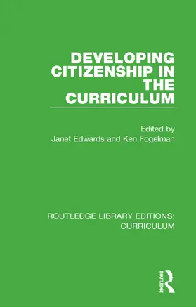 Edwards / Fogelman |  Developing Citizenship in the Curriculum | Buch |  Sack Fachmedien