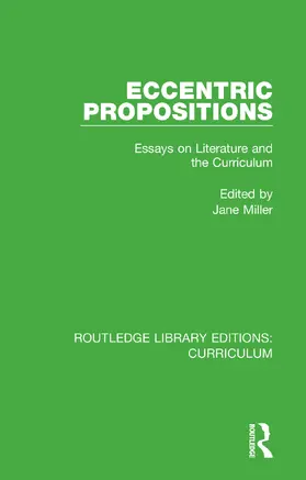 Miller |  Eccentric Propositions | Buch |  Sack Fachmedien