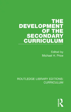 Price |  The Development of the Secondary Curriculum | Buch |  Sack Fachmedien