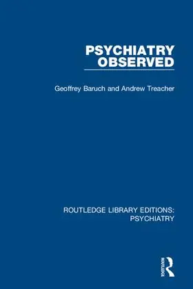 Baruch / Treacher |  Psychiatry Observed | Buch |  Sack Fachmedien
