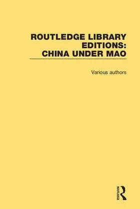 Various |  Routledge Library Editions: China Under Mao | Buch |  Sack Fachmedien