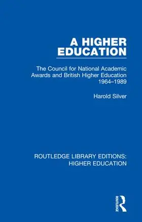 Silver |  A Higher Education | Buch |  Sack Fachmedien