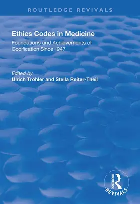 Tröhler / Reiter-Theil / Herych |  Ethics Codes in Medicine | Buch |  Sack Fachmedien